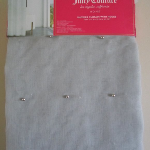 Juicy Couture Bath Juicy Couture Grey Round Silver Studs Shower